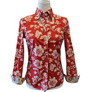 Boden Womens Button front long sleeve blouse, size UK 8 (US 2/4).